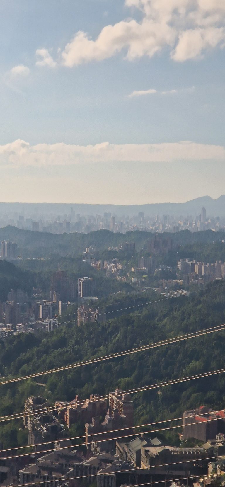View of Taipei 101 from the Maokong Gondola