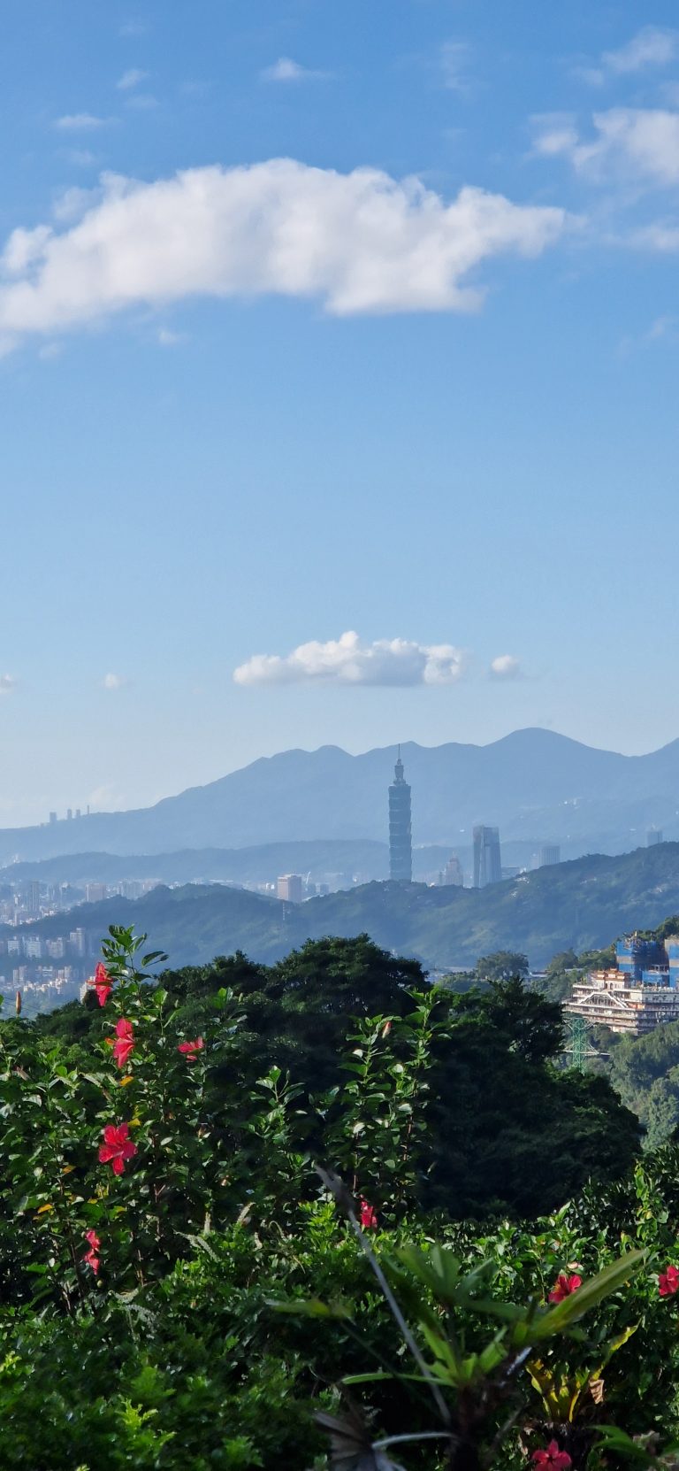 View of Taipei 101 from Maokong Mountain
